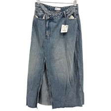 Maxi gonna Zara denim L blu