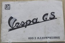 libretto uso manutenzione piaggio vespa gs 150 omaggio legend bike