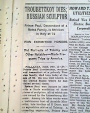 PAOLO Paul TROUBETZKOY artista