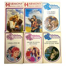 lotto 6 romanzi rosa vintage harmony mondadori Anni 80