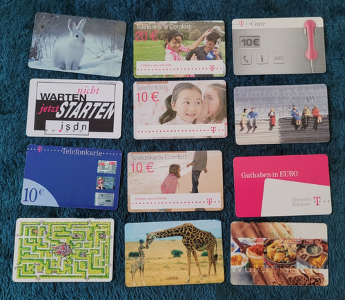 German phone cards - 12,