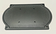 Alubox Targa porta numeri civici e lettere in ottone color ghisa 50TARGA2GH