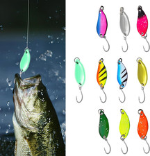 10 Pezzi Cucchiaini Da Pesca Esche 2.5G, Esche Da Pesca per Trote Con Gancio Sin