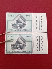 30 Set 1971 Posta Aerea Vaticana La Visione di Ezechiele Coppia PA n 55 L. 200