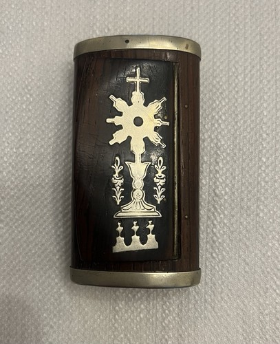 Tabacchiera antica legno - tabacchiera,