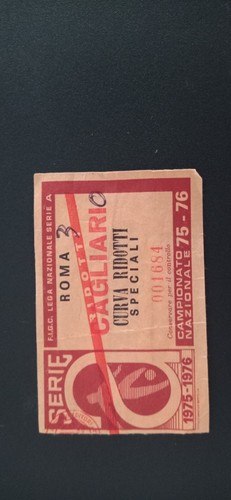 1975 ultras raro - raro, biglietto