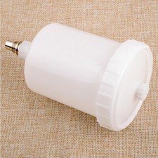 Plastic HVLP Paint Cup Pot Fit For SATA Spray Connector Jet Paint Sprayer US *