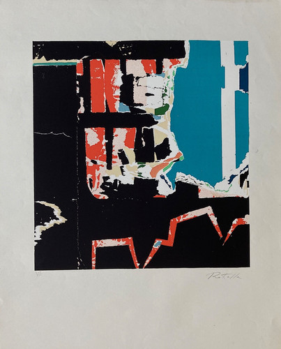 Mimmo rotella sérigraphie - mimmo,
