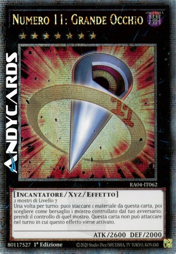 Numero grande occhio - 11:,