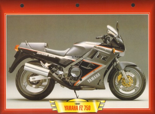 Fiche moto yamaha fz 750 - moto,