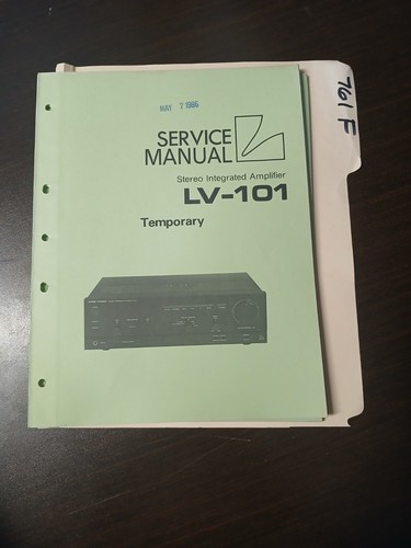 Alpine luxman 101 manuale - luxman, lv