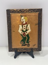 Quadro pagliaccio su cornice