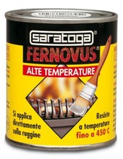 SARATOGA FERNOVUS ALTE TEMPERATURE 250 ML. NERO o ALLUMINIO SMALTO GEL