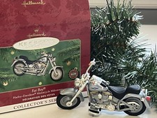 2000 FAT BOY HARLEY-DAVIDSON MOTO MILESTONE #2 serie Hallmark ornamento-nuovo con scatola