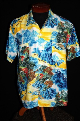 Camicia hawaii stampa rayon - hawaii,