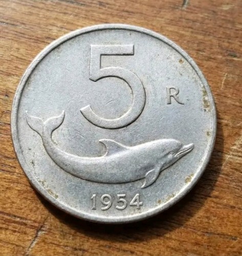 Moneta lire 1954 - moneta,