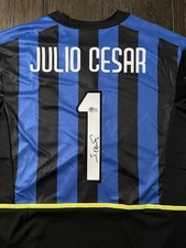 Maglia julio cesar firmata - maglia,