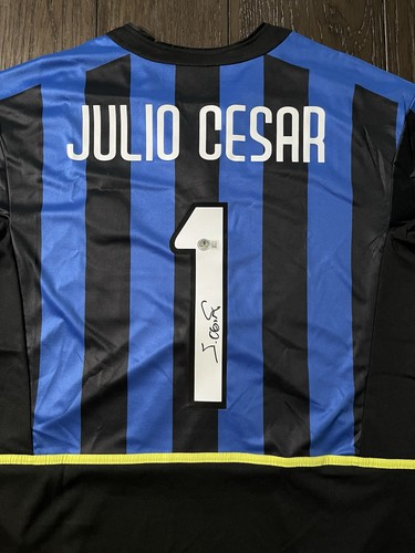 Maglia julio cesar firmata - maglia,