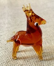 Vecchia miniatura originale in vetro di Murano Venini cavallo scuola Venezia scultura 