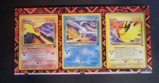 Uccelli  Leggendari Moltres Zapdos Articuno 21 22 23 Promo Black Star Espositore