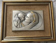 OTTAVIANI 75 gr ARGENTO 925 Quadro Natività Madonna Bambino  Nativity Picture