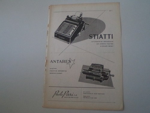 Advertising pubblicità 1943 - advertising,