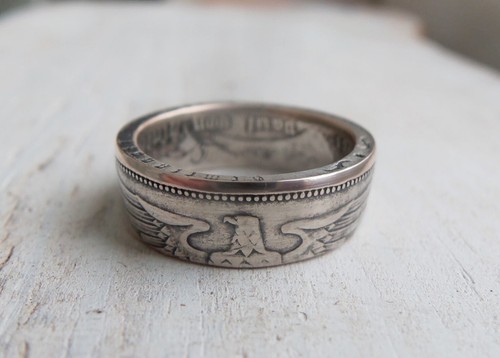 Anello moneta argento germania - argento,