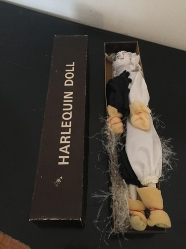 Bambola pierrot con testa - bambola,