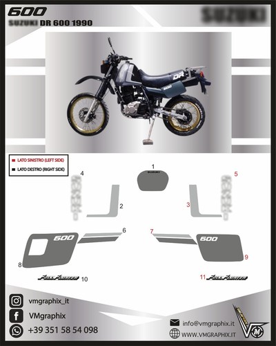 Suzuki 600 1988 - dr,