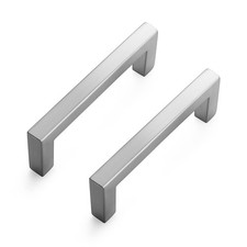 Confezione 30 Maniglie per Cassetti Barra Quadrate Sottili da Centro a Centro Massello 3 Pollici - Cabina...