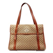 Borsa a tracolla Gucci Old micro GG con manico superiore in pelle beige/marrone