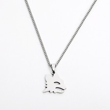 Collana & Ciondolo Lupetto Roma In Acciaio Inossidabile