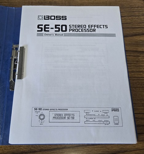 Boss manuale d uso - manuale, d'uso