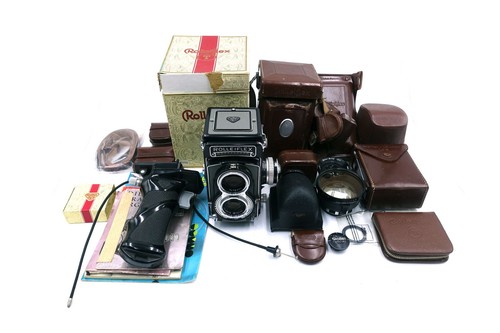 Rolleiflex grigio - t,