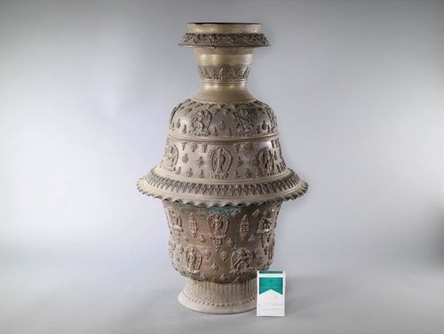 Vaso fiori buddha tempio - vaso,