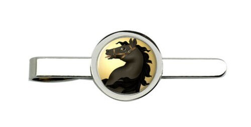 Scuro cavallo fermacravatta - scuro,
