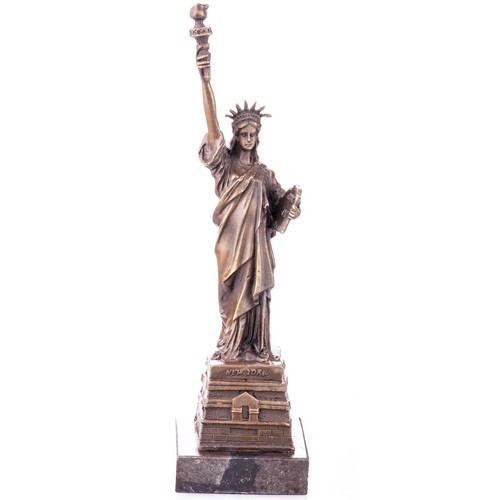Statua bronzo base marmo - statua,