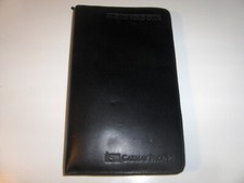 PORTADOCUMENTI PELLE NERO ORGANIZER VINTAGE CATHAY PACIFIC MARCO POLO CLUB USATO