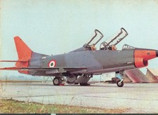 CARTOLINA AERONAUTICA MILITARE AEREO FIAT G 91 T crt 348