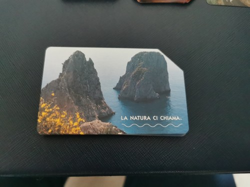 Scheda telefonica natura ci - telefonica,