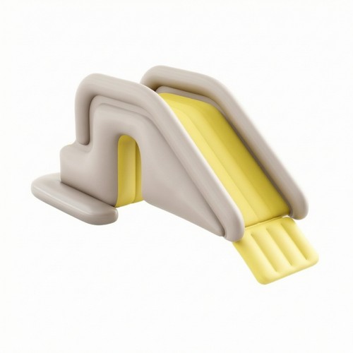 Piscina con scivolo - con,