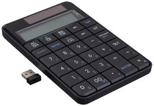 2 IN 1 CALCOLATRICE SOLARE E TASTIERINO NUMERICO FUNZIONE SEND - SENZA FILI USB