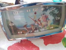 SVEGLIA OROLOGIO DA TAVOLO A CORDA ROSE VINTAGE JIANGSU CHINA