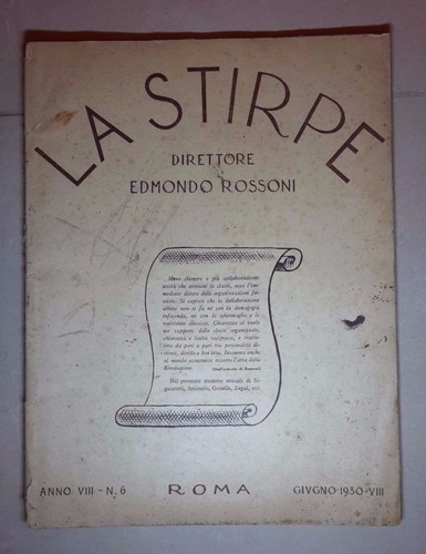 Rivista stirpe rossoni 6 - rossoni, n.6