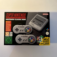 Console Super Nintendo Mini SNES con SCATOLA e 2 CONTROLLER & manuali