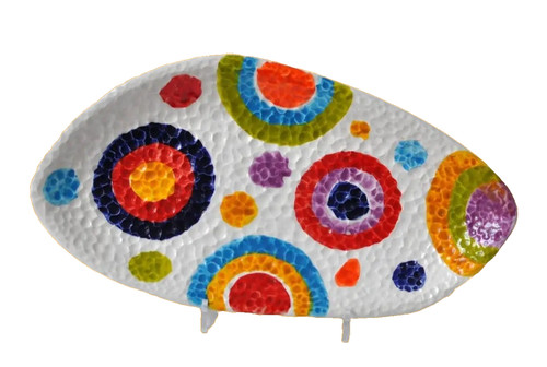 Piatto ceramica bassano ovale - piatto,