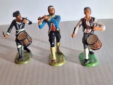  Elastolin 7cm us guerra civile musicista, nonno padre e figlio, spirit of 76