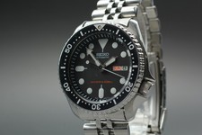 [Ecc+5] Orologio Uomo Automatico Seiko Diver 7S26-0020 SKX007 Nero Ragazzo dal Giappone