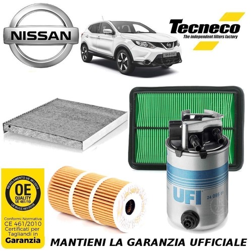Kit filtri tagliando - 4, nissan