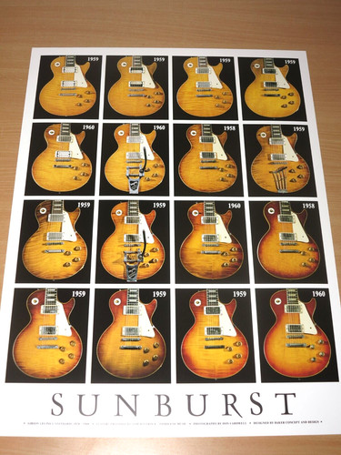 Poster chitarre gibson - di,
